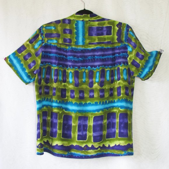 LAUREN ALEXANDRA 16W Bold Print Blouse/VINTAGE - Picture 2 of 5